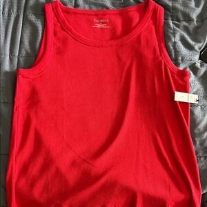 Talbots Bright Red Tank Top